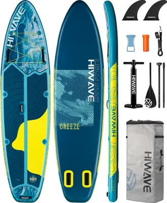 Produktbild von Aufblasbares Paddle Board, hohe Tragfähigkeit, langlebiges PVC-Material, BLAU