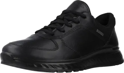 Image de Ecco Exostride Chaussures à lacets légères en Goretex pour femmes Noir - 36 UE / Noir