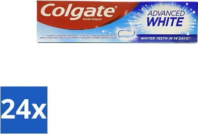 Produktbild von Colgate - Advanced White - Zahnpasta - 100ml - Vorteilspack - 24 Stücke
