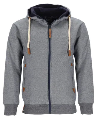 Produktbild von Lizzard Sports Herren Sweatjacke mit Kapuze gestreift - Winddichte Kapuzenjacke mit Streifen in Navy Größe 3XL
