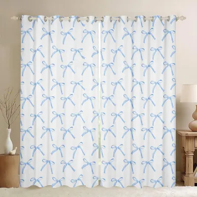 Fenstervorhang-Set, 2 Paneele, 245x140 cm, Polyester, Geometrisch