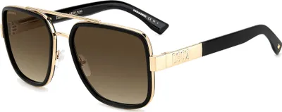 Produktbild von Dsquared2 D2 0060/S Gold black 2 58/19/140 Herren Sonnenbrillen