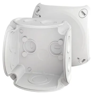 Immagine prodotto di Hensel DK 0100 G Scatola di derivazione senza morsetto Montaggio esterno grigio HxLxP 84x84x55 mm