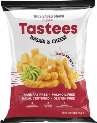 Produktbild von Tastees Wasabi & Cheese 65g