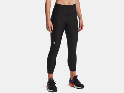 Produktbild von UNDER ARMOUR HeatGear Armour No-Slip Waistband Ankle-Leggings Damen 001 - black/white XL