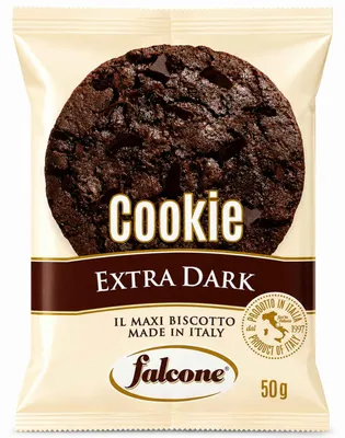 Produktbild von falcone American Cookie Extra Dark 50g, KI-generiertes Bild