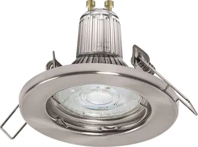 Produktbild von 5 x Ledvance LED Einbaustrahler Downlight Recess Nickel 2,6W GU10 230lm Warmweiß 2700K