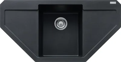Produktbild von Franke Maris Einbauspüle Fragranitspüle MRG 612-97 E Onyx Druckknopf Edelstahl ab 45 cm 114.0477.540 - inkl.