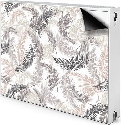 Produktbild von Magnet Verkleidung Abdeckung Heizkörperabdeckung Heizkörperabdeckung 110x60 cm  - Blätter, Palme