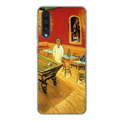 Produktbild von MuchoWow® Handyhülle Schutzhülle Hülle für Samsung Galaxy A50 Das Nachtcafé - Vincent van Gogh Silikon Softcase Handy Hülle - Mobiltelefonhülle