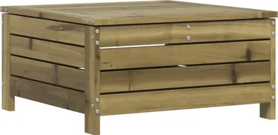 Produktbild von Gartenhocker mit Kissen Kiefernholz Imprägniert