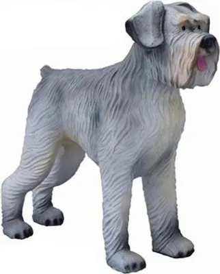 Produktbild von Dandie Dinmont Terrier Hund Skulptur 150x140cm Figuren Statuen Skulpturen A267
