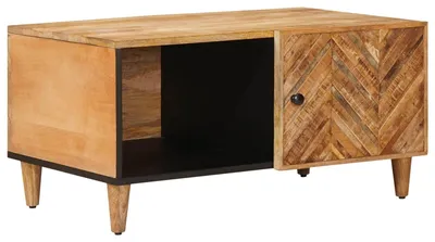 Obrázek produktu pro Konferenční stolek Hnědá 80 x 50 x 40 cm Masivní mangové dřevo
