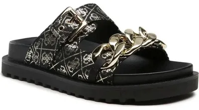 Produktbild von Guess Damen Hausschuhe FL6FAT FAL03 BLKPL Farbe: Schwarz Größe: 36