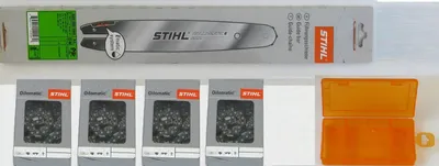 Produktbild von Stihl 3005 000 3905 Führungsschiene 30cm für Stihl MS 170 / 171 / 180 / 181 / 192 / 193  + 4xStihl Ketten +Stihl Box
