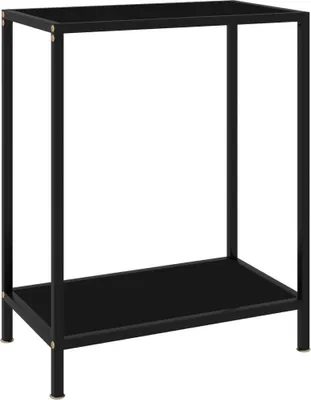 Produktbild von Konsolentisch Schwarz 60x35x75 cm Hartglas