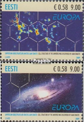 Produktbild von Briefmarken Estland 2009 Mi 637-638 (kompl.Ausg.) postfrisch Astronomie
