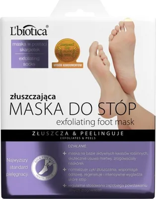 Produktbild von L'biotica Exfolierende Fußmaske, 1 Paar
