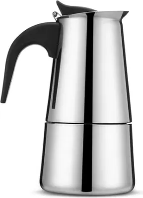 Zdjęcie produktu dla 300 ml Moka Pot ze stali nierdzewnej włoski Ergonomiczna konstrukcja izolowana kawa do domu