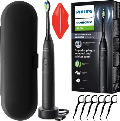 Obrázok produktu pre Philips Sonicare HX7101/01 Black Elektrická zubná kefka + puzdro + príslušenstvo