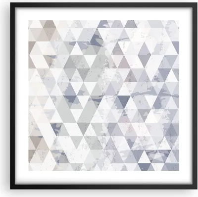 Produktbild von Gerahmtes Poster - Schwarzer Rahmen - Abstraktion modern - 50x50 cm - Wand Bild - Wanddeko - Wandbilder - Kunstposter - Wandposter - Bilderrahmen - Bilder - Kunstdruck - Wandbild - P2BAC50x50-4075