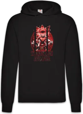 Produktbild von Urban Backwoods Things Are Getting Strange, Herren Hoodie, Farbe: Schwarz, Größe: L