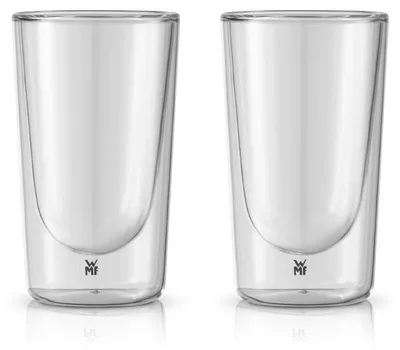 Imagen del producto de WMF KINEO, vasos para bebidas, juego de 2 vasos transparentes para Latte Macchiato