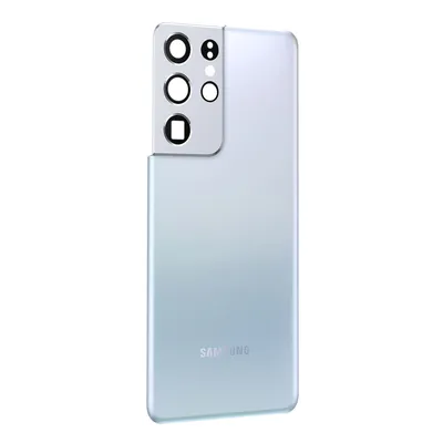 Produktbild von Ersatzteil Akkudeckel, neue Rückseite für Samsung S21 Ultra – Phantom Silver