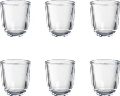 Obrázek produktu pro Bolsius - Svícen - Skleněný - Kulatý - Votivní svíčky - Cenově výhodné balení - 6 kusů