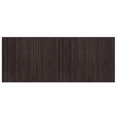 Produktbild von vidaXL Teppich Rechteckig Dunkelbraun 80x200 cm Bambus