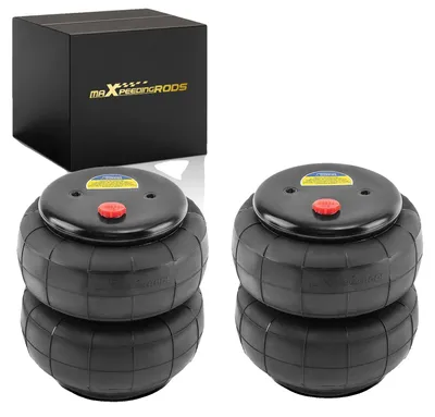 Obrázok produktu pre Vzduchová pružina, nosnosť 1180 kg, jeden prívod 1/2" NPT, dĺžka 40,7 cm, šírka 21,4 cm, výška 23,2 cm