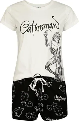 Produktbild von Batman Schlafanzug Damen Catwoman multicolor M