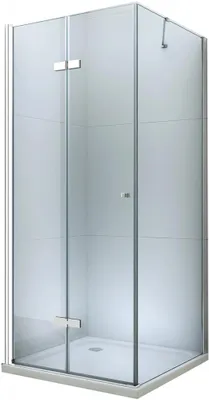 Zdjęcie produktu dla Mexen Lima kabina prysznicowa składana 110 x 90 cm, transparent, chrom + brodzik Flat - 856-110-090-01-00-4010