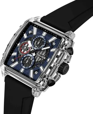 Produktbild von POLICE Herrenuhr Quarzuhr mehrfarbig / schwarz onesize Herren 43 mm PEWGO00776X1