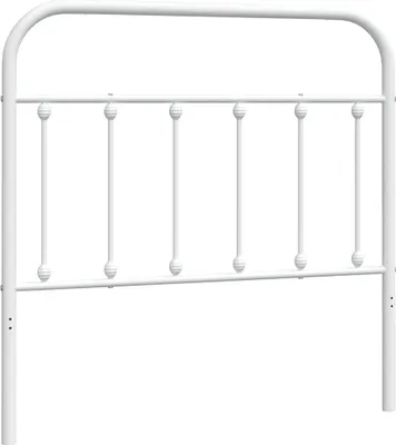 Produktbild von vidaXL Ersatz-Kopfteil Metall Weiß 100 cm