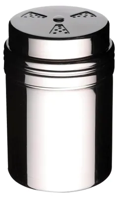Produktbild von Zucker- und Gewürzstreuer mit verstellbaren Öffnungen aus Edelstahl, 6 cm x 9 cm