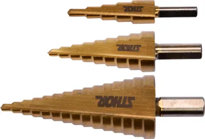 Produktbild von 3-teiliger Stufenbohrersatz - W-22616