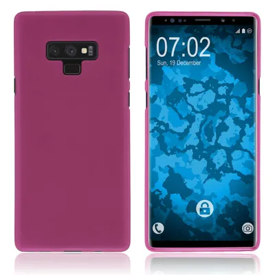 Produktbild von PhoneNatic Case kompatibel mit Samsung Galaxy Note 9 - pink Silikon Hülle matt Cover
