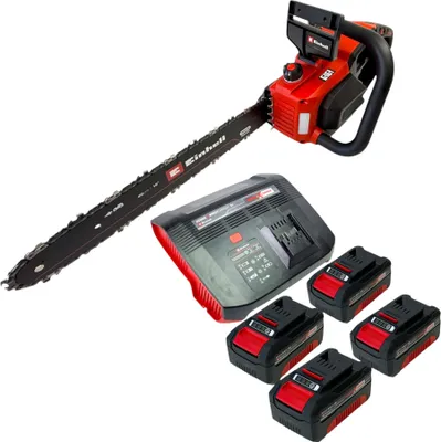 Produktbild von Einhell GP-LC 36/40 Li BL-Solo Professional Akku Kettensäge 36 V ( 2x 18 V ) 38 cm Brushless + 4x Akku 4,0 Ah + Ladegerät