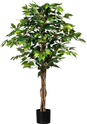 Produktbild von Kopu® Kunstpflanze Ficus 120 cm im Topf – 630 Blätter mit Naturstiel