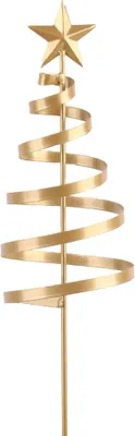 Produktbild von TrendLine Dekostecker Eisen Weihnachtsstern 100 x 11 cm gold