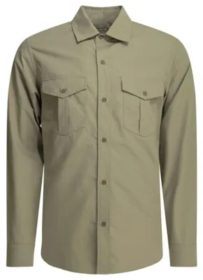 Image de A.P.C. chemise homme verte en coton - M