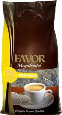 Produktbild von Favor - Entkoffeiniert Megabeutel - 8x 100 pads