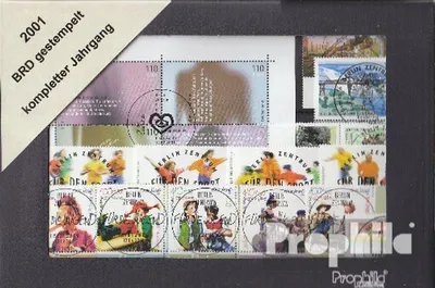 Produktbild von Briefmarken BRD (BR.Deutschland) 2001 2001 mit 2187-2189 BC und BD ohne 2218C-2222C gestempelt