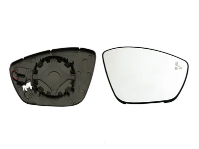Produktbild von ALKAR Spiegelglas Außenspiegel Rechts passend für PEUGEOT 308 SW II Beheizbar Konvex 6436296