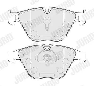 Produktbild von JURID 574087J Bremsbeläge Satz Vorne für BMW 3 Touring (E91) 3 Coupe (E92) Z4 Roadster (E89)