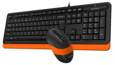 Zdjęcie produktu dla Klawiatura i mysz A4tech F1010 Fstyler Pomaraczowa