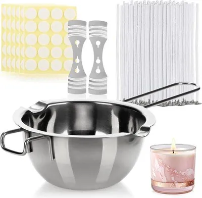 Immagine prodotto di Set per la creazione di candele profumate e tealight Famanu - Kit per il fai-da-te