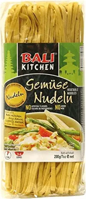 Produktbild von Bali Kitchen Gemüse-Nudeln 200g |Karotten-grüne Bohnen Nudeln