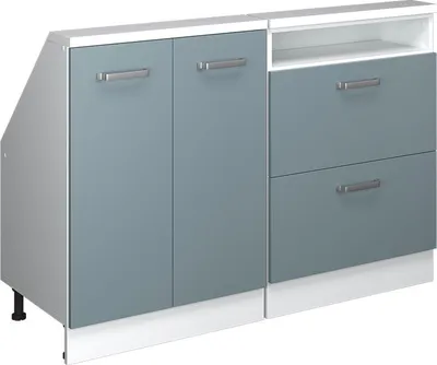 Produktbild von Dachschrägenschrank-Set Vicco Rion Blau-Grau 2er Set, Model 55982